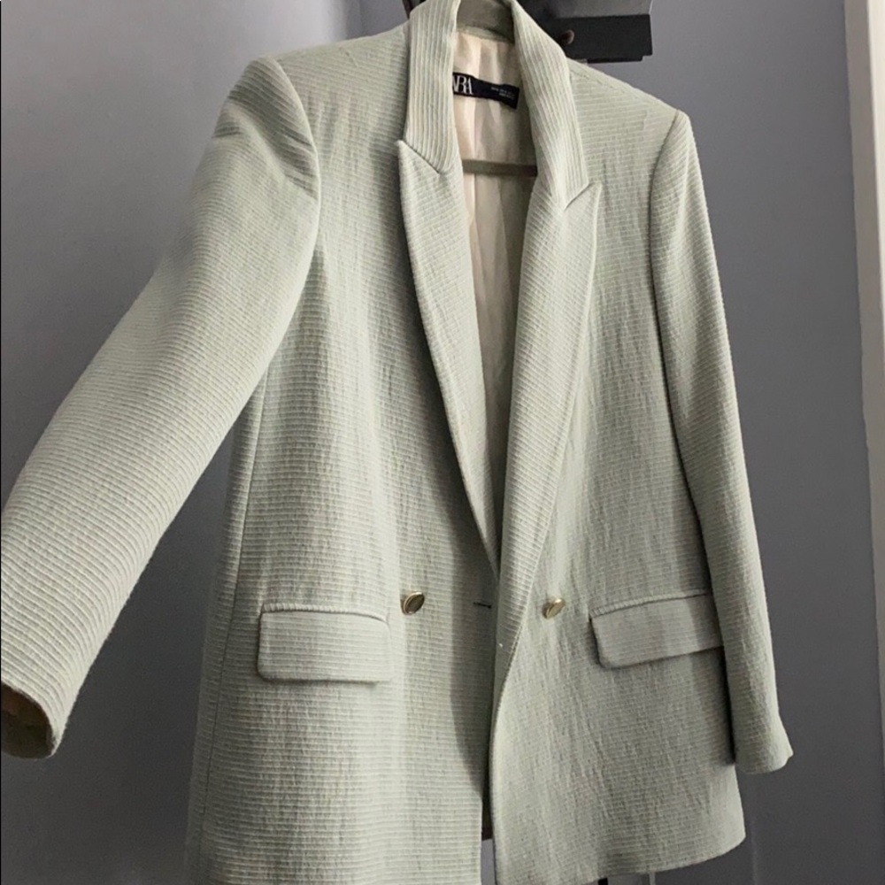 Zara Mint Blazer